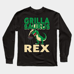 Grilla Saurus Rex Long Sleeve T-Shirt